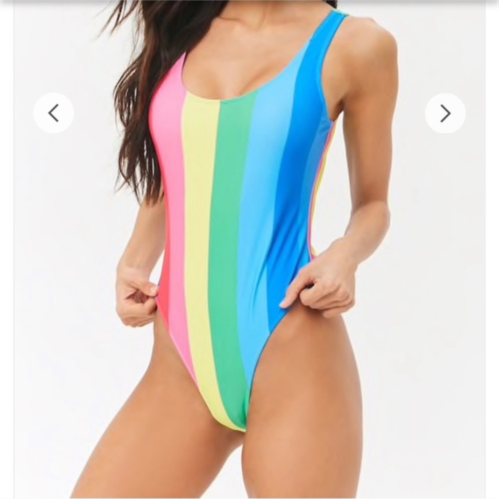 Rainbow bathing suit